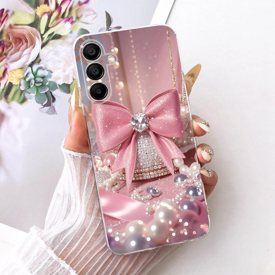 Silicone Case For Samsung Galaxy A16 Cover SM-A165F New Colorful Flower Soft Phone Case For Samsung A16 A26 A36 A56 5G Protector