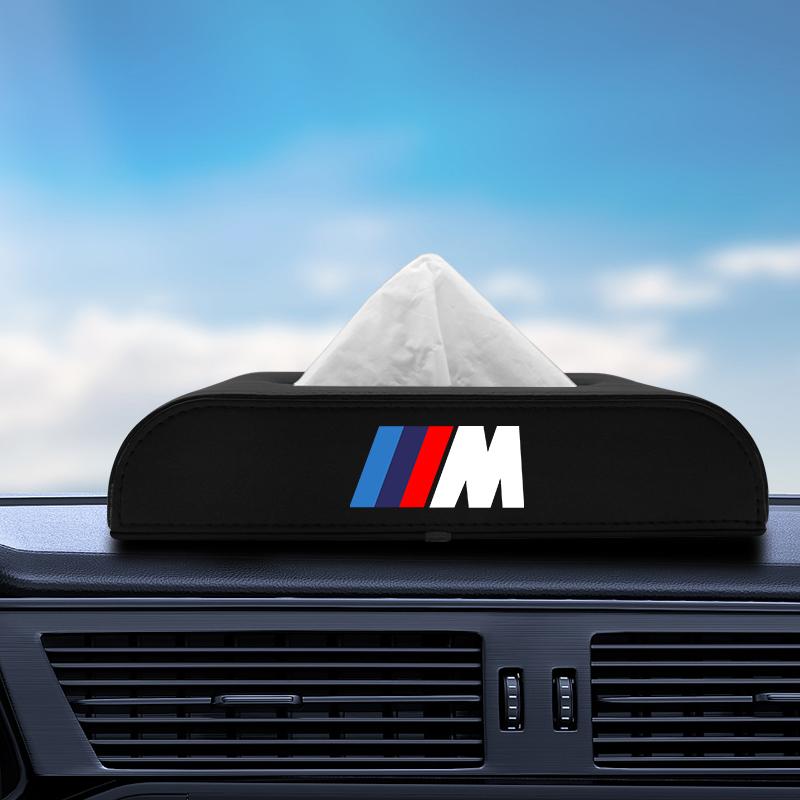 1 szt. Uchwyt na pudełko z chusteczkami samochodowymi, schowek na podłokietniku, akcesoria samochodowe dla BMW M E34 E36 E60 E90 E46 E39 E70 F10 F20 F30 X5 X6 X1 M3 M5 M6 E71 F01 F02