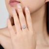 Copper Ring Zircon Shining For Women Cassic Wedding Jewelry Engagement Bands Fine Fashion Gift Party High Quality