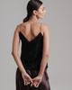 Tank Top with Sequins Mira Mia 265232 S Black