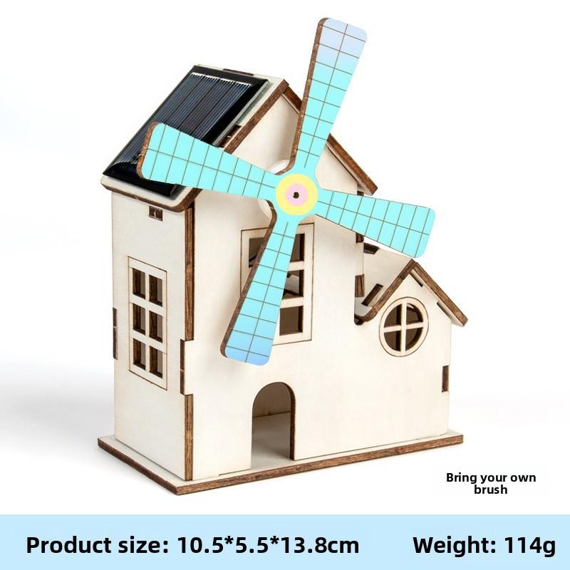 Solar Energy Science Kit With Diy Solar Car And Wind Fan For Childrens Educational Projects