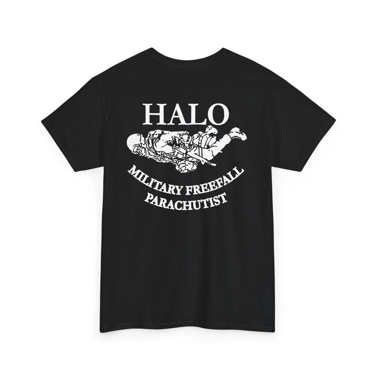 Custom Navy SEAL HALO Training Morale T-Shirt, Gift for Military Veterans, 3XL