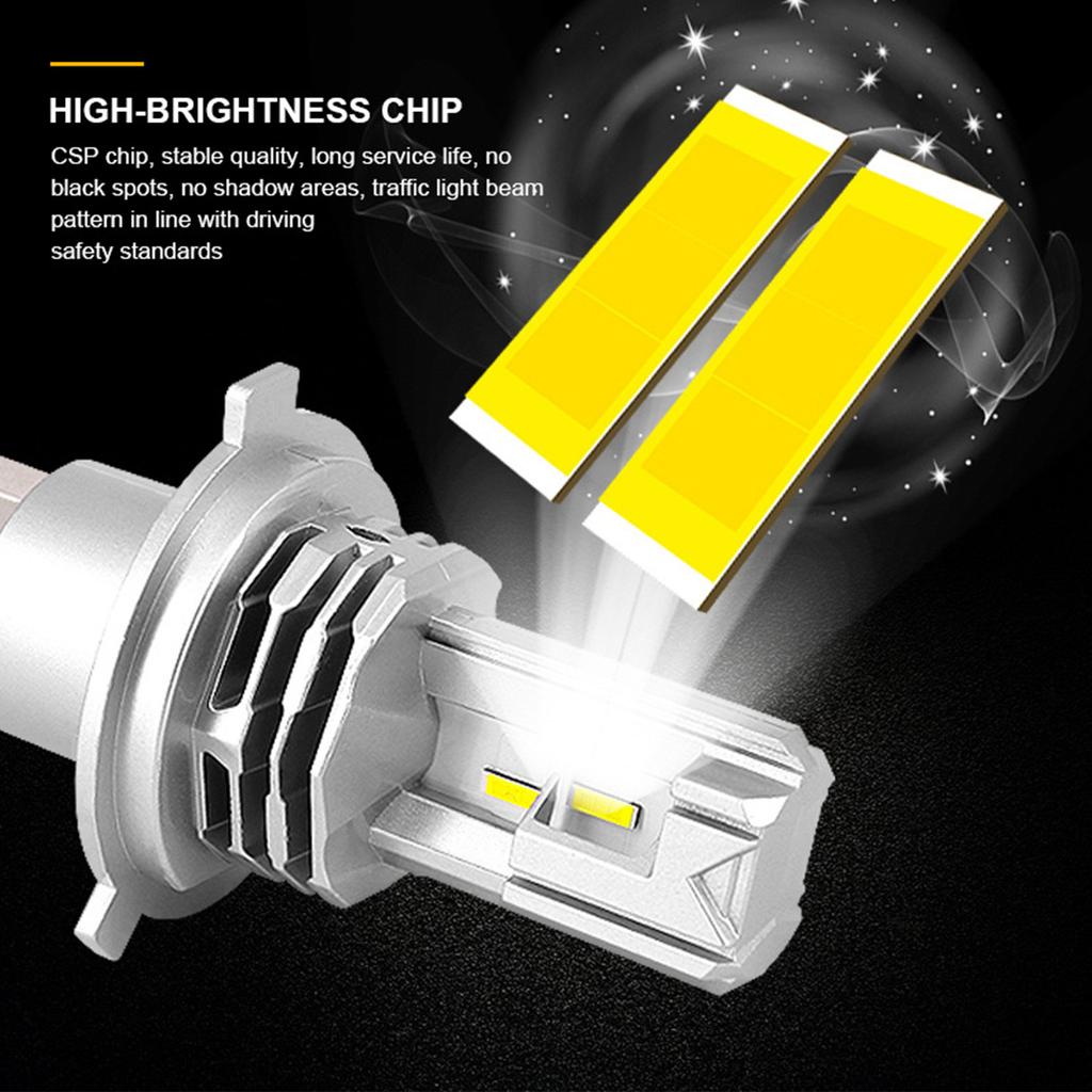 Automotive LED Front Headlights A82  Lens High-power With Tangent H4 Ultra Bright Matrix Spotlight