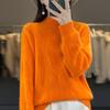 Women Sweater 100% Wool MODERN NEW SAGA Turtleneck Knit Pullover Thick Winter Jumpers Female Knit Tops