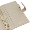 Franklin Planner Cervo Embossed Light Compact 65318 Binder, 23mm, Gray, Size,