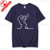 Happy La Linea Summer Casual T-Shirts Men Round Neck Graphic T Shirt Badum Linus Lineman Short Sleeve Tees Fashion Cotton Tops