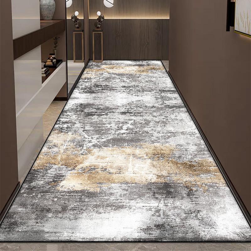 

Nordic Abstract Long Corridor Carpet Non-slip Hallway Area Rugs Hotel Passageway Runners Washable Porch Entry Doormat Easy Clean 160*200cm