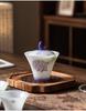 Luxury Ice Jade Porcelain Travel Tea Set - Portable Gongfu Quick-Brew Cup for Car & Outdoor Use