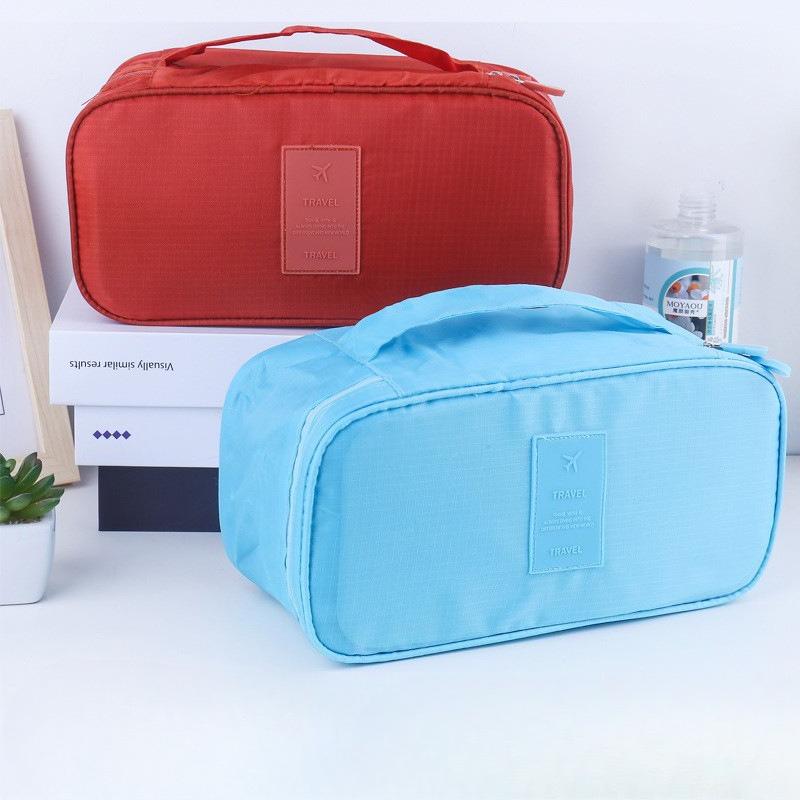Travel Tote Portable Travel Storage Bag Multi-function Bra Underwear Organizer Bags Toiletry Cosmetic Case for Outdoor Travel