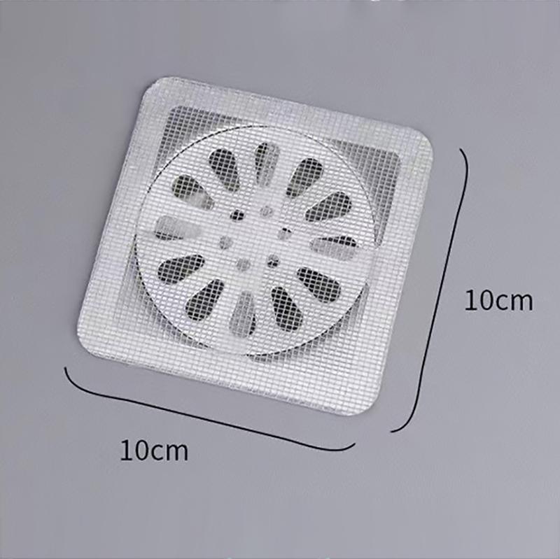 10/30/50PCS Drain Sticker Hair Catcher Bathroom Mesh for Hair Catcher Shower Filter for Bathroom Sink Shower Drain Hair Filter