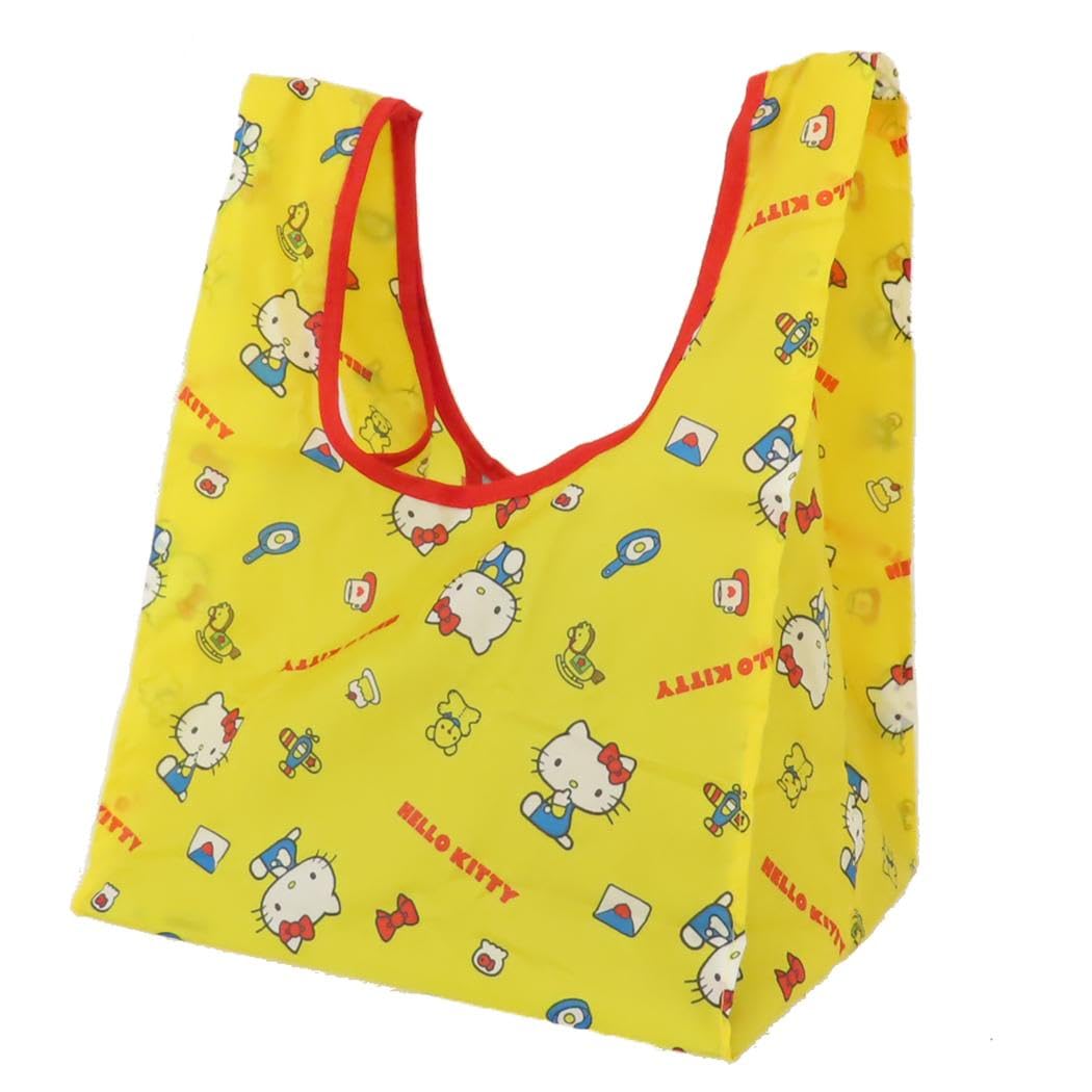 

Маленькая эко-сумка Hello Kitty с Sanrio [K&Company] [Сумка для покупок] Карман/Желтый