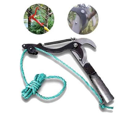 Single Wheel Telescopic Scissors Manual Fruit Picker Pruning Branches High-Branch Scissors  Garden