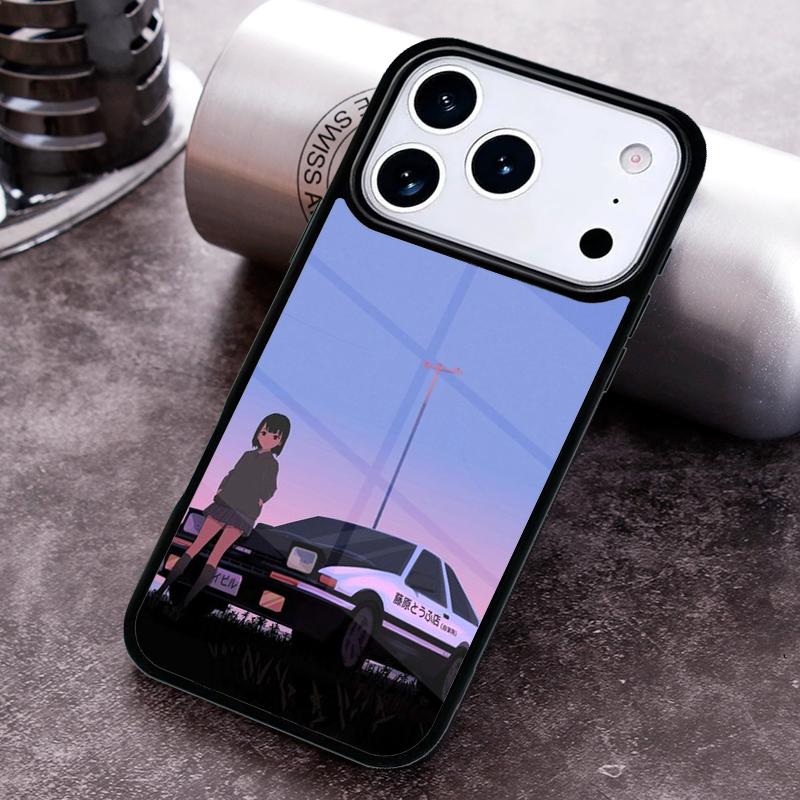 INITIAL D Super Car AE86 Phone Case for iPhone 17 16 15 Pro Max Air 14 13 12 11 Plus Shockproof Cover