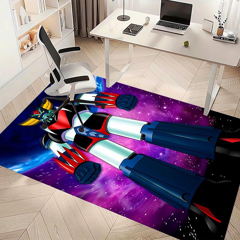UFO Robo Grendizer2 Printed Absorbent Washable Carpet, Non-Slip Bathroom Mats, Kitchen Rugs, Yoga Mat,Living Room Entrance, Camping Picnic Rugs