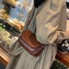 Leather women's bags New retro niche shoulder bags Premium texture commuter messenger bags Versatile women's bags