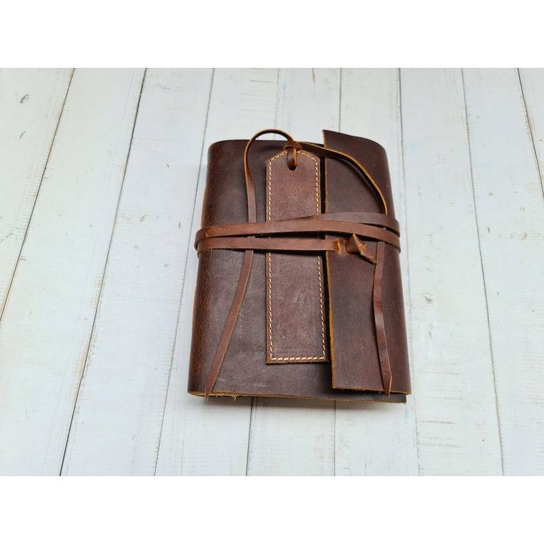 Leather Journal, Leather Sketchbook, Personal Organizer,