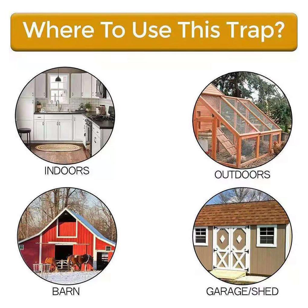 Mouse Trap Flip Mousetrap Catcher N Slide Bucket Lid Mouse Rat Trap With Ladder