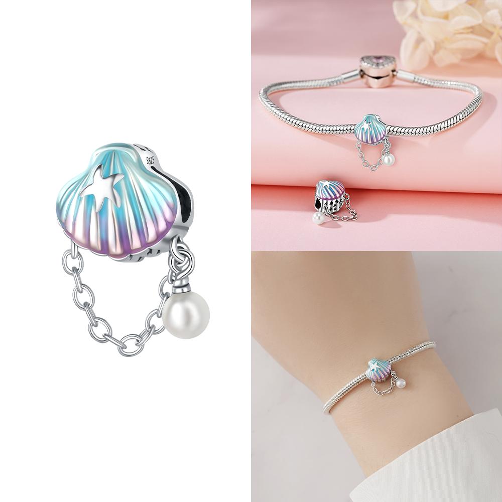 Authentic Murano Blue Turtle Pink Glass Bead Charms Compatible With Bracelets Charm Bead Charms Copper Jewellery Making Diy Anniversary Gift