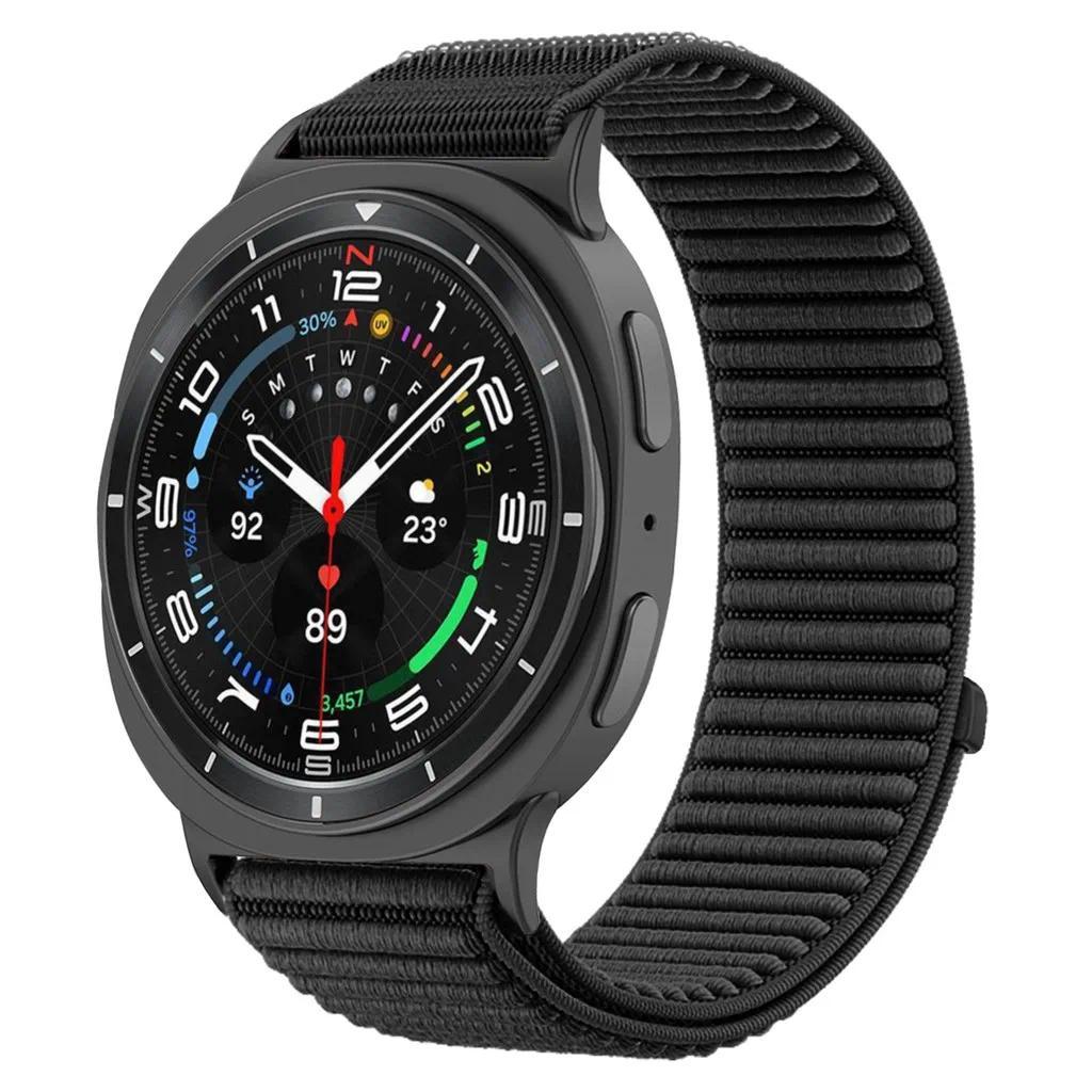 Nylon-Armband für Samsung Galaxy Watch 8 44mm Classic Verstellbares Ersatzarmband für Watch 8 Classic 44/40mm Armband Zubehör