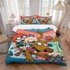 3pc Rugrats Characters Bedding Set Guest Room Bedroom Decor Christmas Halloween Decor Birthday and Holiday Gifts- All Seasons 3pcs Quilt 152