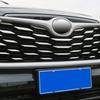Front Grill Grille Mesh Cover for Toyota Highlander 2020 2021 2022 2023 Chrome Stainless Front Bumper Grille Decal Trim 41pc