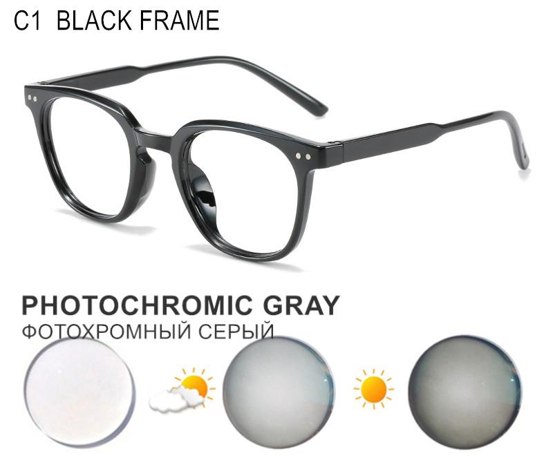 

Корректирующие очки для близорукости и астигматизма для женщин и мужчин, блокирующие синий свет или фотохромные линзы, рецептурные, индивидуальные, UF17 -75(-0.75)