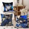 Blue Lock Anime Pillow Cover Sofa Cushion Cover Home Room Decoration Children Gift