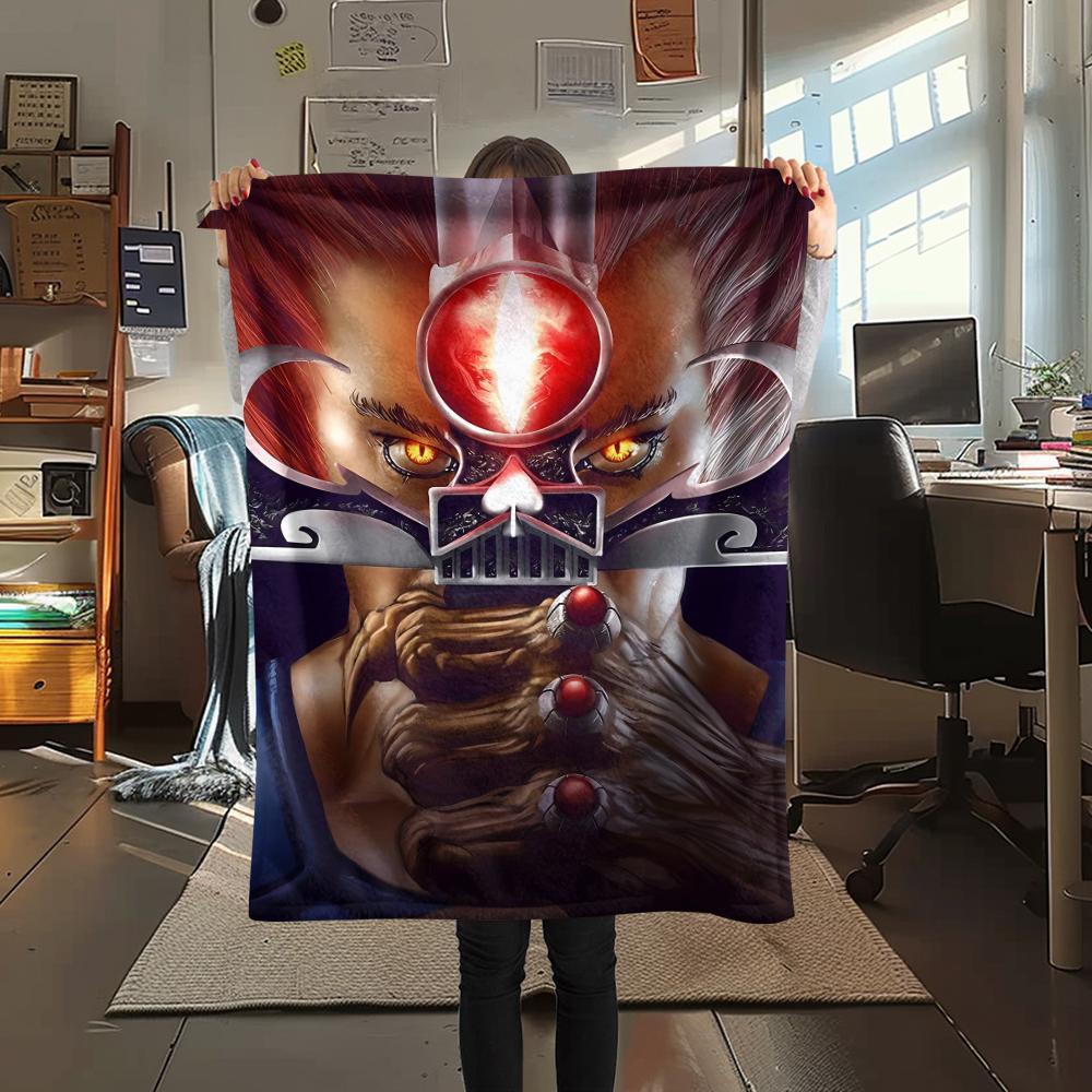 1 Stück ThunderCats Print Flanelldecke, Hohe Qualität für alle Jahreszeiten, Heimdekoration, Wärme und Komfort, Perfekt für Weihnachtsgeschenke