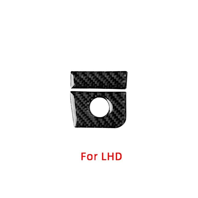 Para Ford Mustang Acessórios Internos Do Carro Adesivos Caixa De Armazenamento Interruptor Adesivo Capa Guarnição 2015 2016 2017 2018 Fibra De Carbono