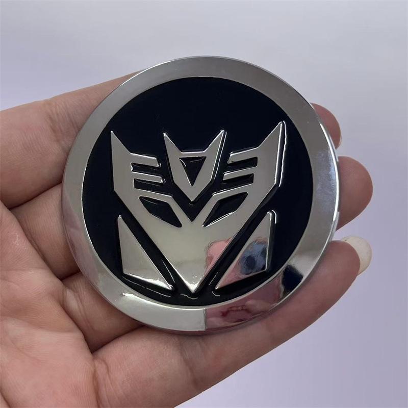Transformers Movie Autobots Badge Decepticons Logo 3D Alloy Stickers Car Decorative Accessories Gift