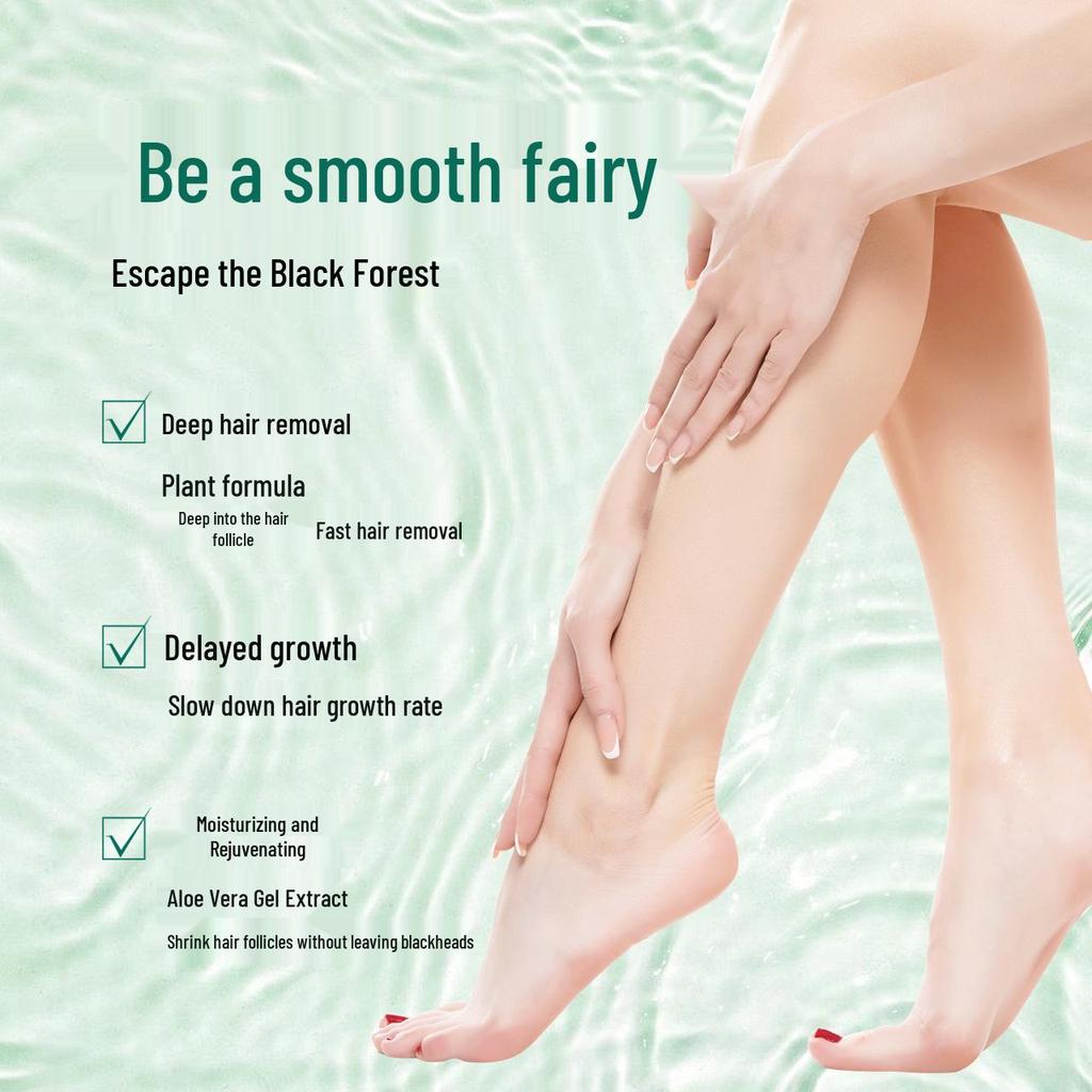 Yalifu 2-in-1 Gentle Hair Removal Gel: Soothes Skin, Shrinks Pores, No Black Spots