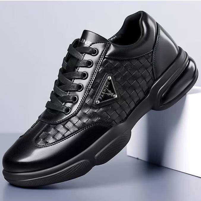 

Men s shoes spring sports shoes fashion lace-up casual shoes trend breathable versatile leather shoes men s tooling shoes men s 39