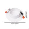 Ceiling Cover Plate Downlight Hole Trim ,Lightweight with Buckle Compact Decorative Panel for