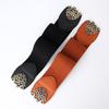 Fashion Ladies Wide Elastic Belt With Metallic Clasp For Business And Everyday Style