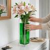 Transparent Flower Vase Geometric Flower Container Acrylic Vase  Flower Arrangement