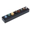 8 Planets Crystal Ornament Home Desktop Sphere Galactic Planets Decoration for Healing Meditation