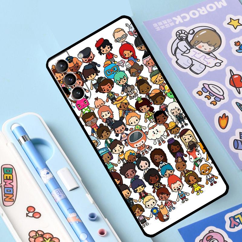 

Чохол Toca Boca Toca Life World для Samsung Galaxy S23 S22 S20 S21 Ultra S8 S9 S10 Note10 Plus Note20 Ultra S20 FE Cover Galaxy S21Ultra