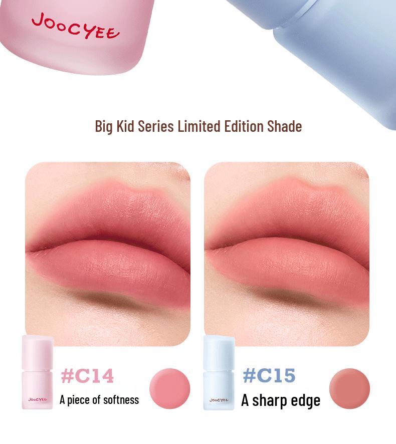 Oura Joocyee Blush Multifuncțional Copilăresc, Iluminator, Glazură de Buze și Ruj Cremă de Yu Shuxin