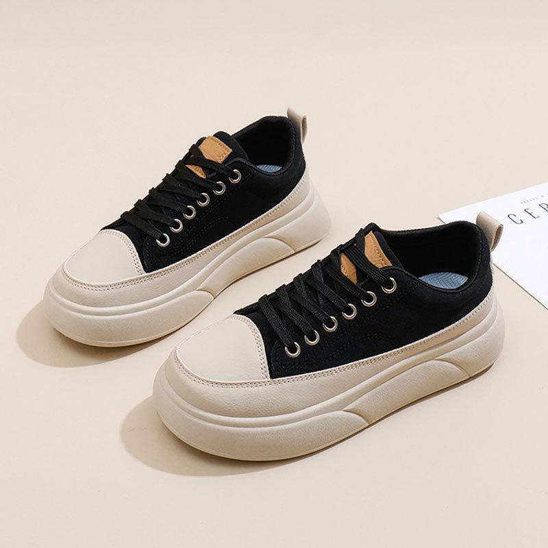 Stepping On Shit Soft-soled Sneakers Women's Models 2025 Spring and Autumn New Single Shoes Flat-soled Casual Women's Shoes Light Board Shoes Women