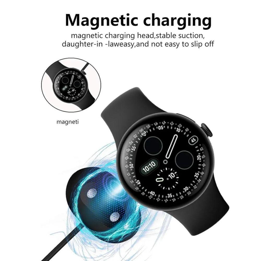 Fast Charging Watch Charger Magnetic Charging Replacement Part Smartwatch Charging Cable Type-C for Google Pixel 4