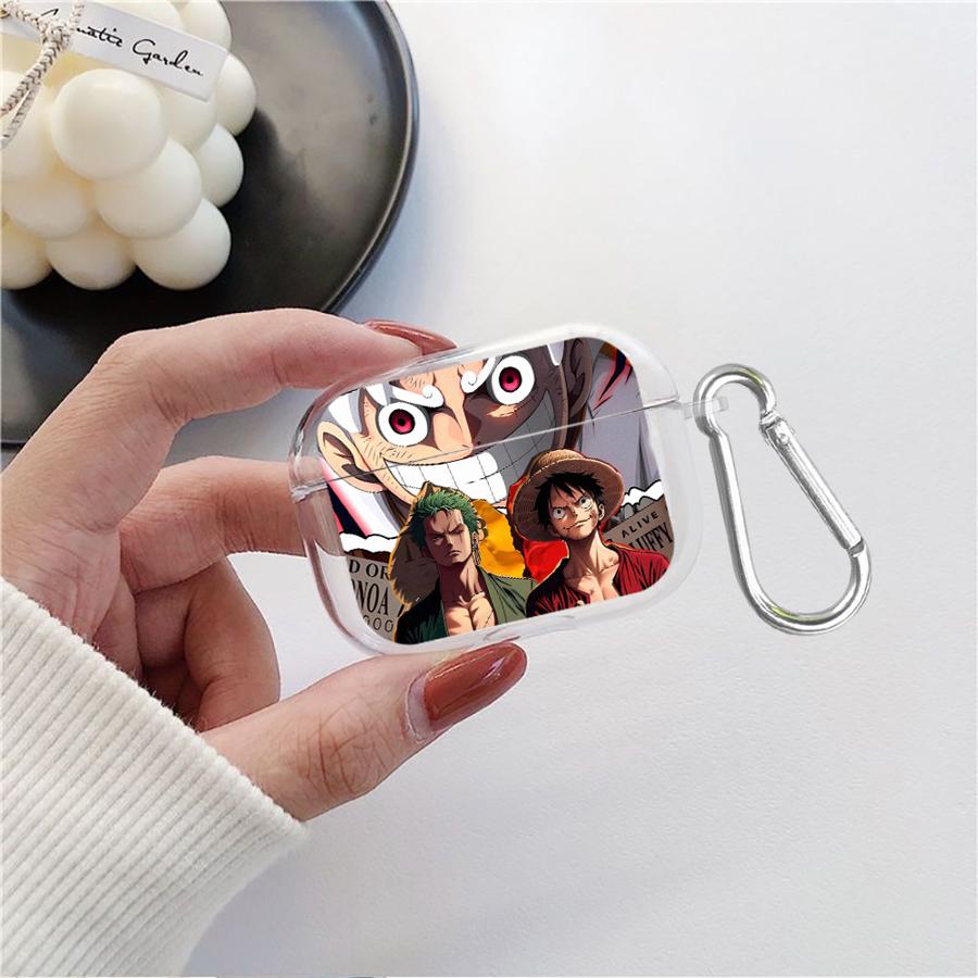 

Clear Earphone Cases Cover Case For Airpods Pro3 Pro 2 Pro2 4 1 3 Anime One Piece Luffy Zoro Airpods Pro 2