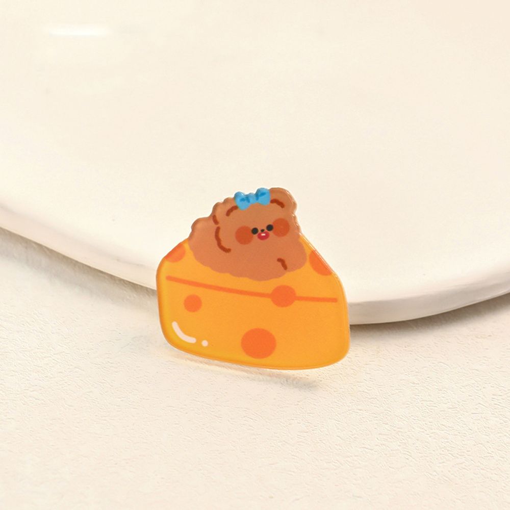 Japanische einfache süße schöne Acryl Student Mode Schmuck Cartoon Brosche koreanischen Stil Brosche Tasche Ornament