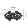 10Pcs 53x28mm Antique Decorative Hinges Wood Box Furniture Door Hardware Hot