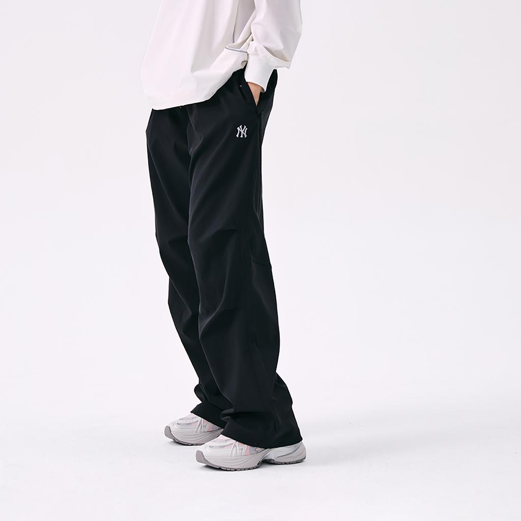 New MLB New York Yankees Basic Collection SS25 Casual Pants Men's Black 3AWPB0851-50BKS