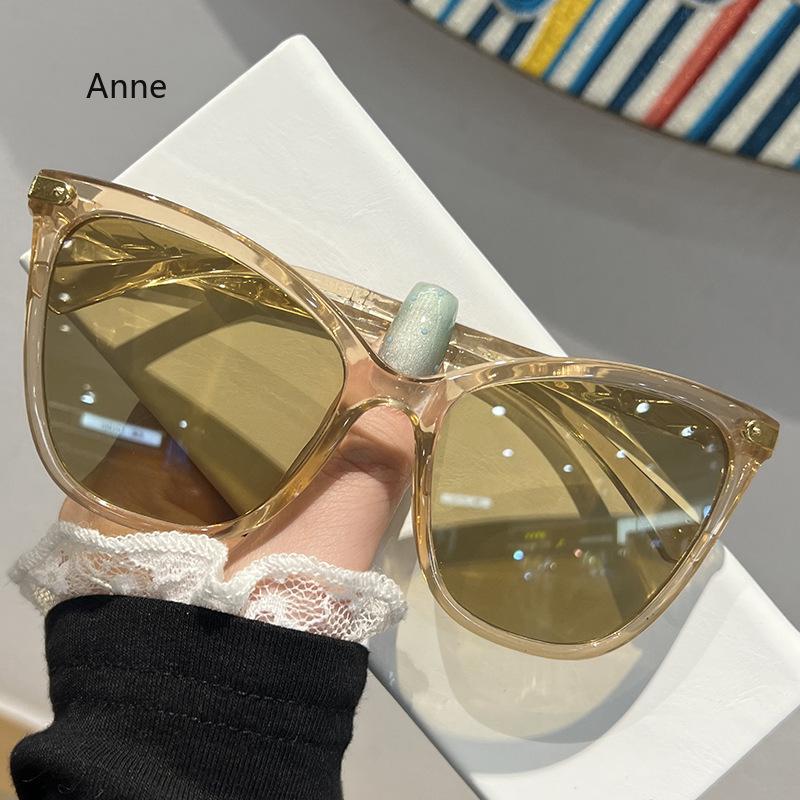 Popular Cat Eye Designer Sunglasses Leopard Decoration Gradient Women's Sun Glasses Ins Trends Shades for Lady Gafas