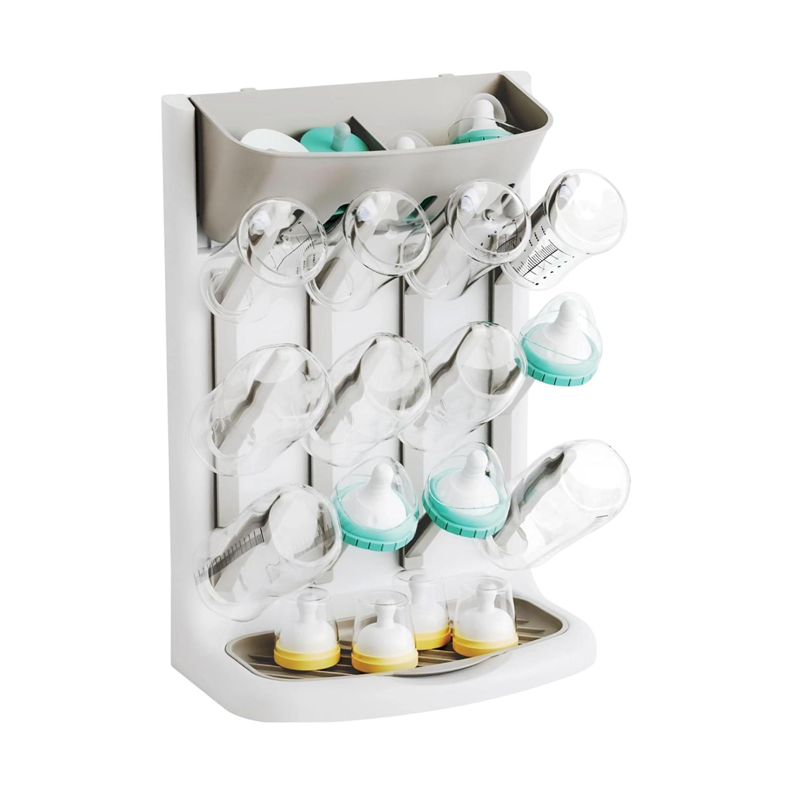 New Plastic Baby Bottle Drying Rack | Multi-Layer Desktop Stand For Nipples, Cups & Bottles