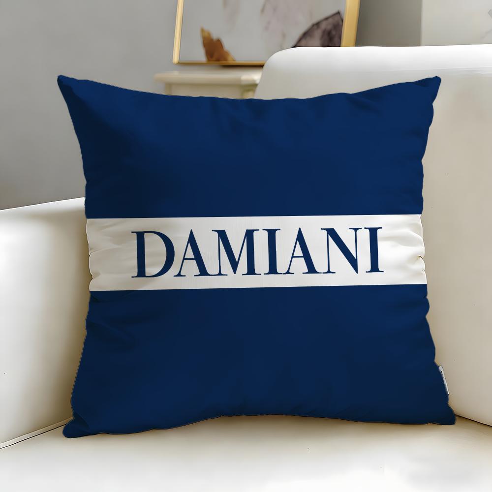Klassische Schmuckmarke Damiani Kissenbezug Cushion Cover Weich & Leicht zu Waschen – Vielseitig für Sofa, Bett, Reisen und Büro