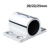 20/22/25Mm Stainless Steel Square Tube Post Base Fixation Anti Corrosion Marine Bracket For Boat Handrail Deck Rail Support