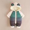Warm Baby Coat Winter Hooded Mantle Rompers Thick Outfit Jumpsuit Overalls Snowsuit Children Boys Clothing Kids Clothes