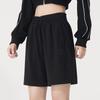 MLB New York Yankees Comfortable Simple Fashion Solid Color Casual Shorts Women shorts Black 3ASPB1353-50BKS